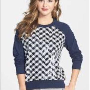 Michael Kors Sequin Houndstooth Sweatshirt
